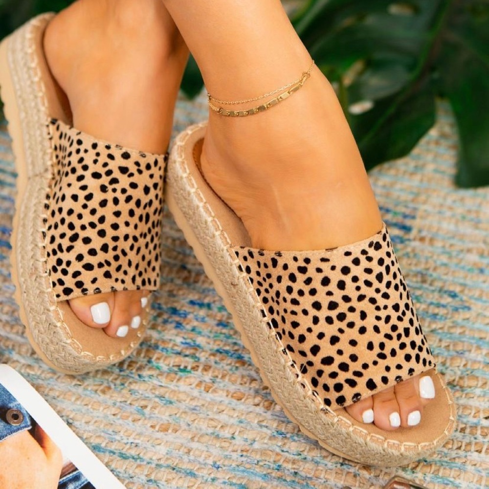 Cheetah Espadrille Sandal